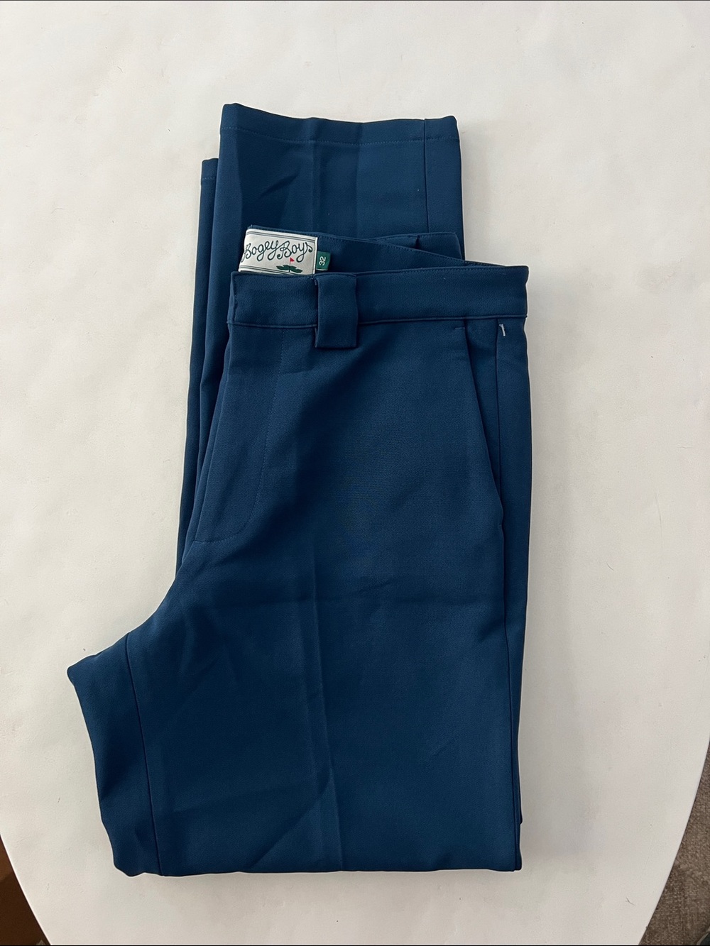 BOGEY BOYS x Macklemore Navy Blue Thick Straight Leg Golf Pants 32 / 31 (Rare) - Picture 11 of 12